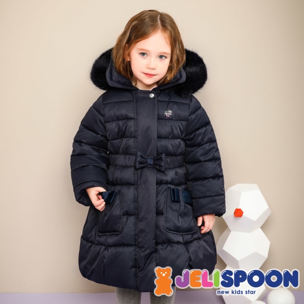 Topプレミアマイクロジェルロングダウンコート/子供服