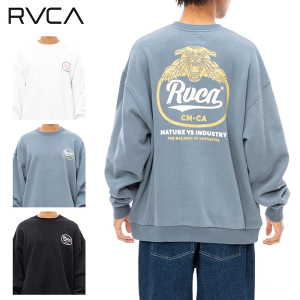 ルーカ RVCA PANTERO CR メンズ クルースウェット トレーナー 長袖 BD042-152 スウェット 男性