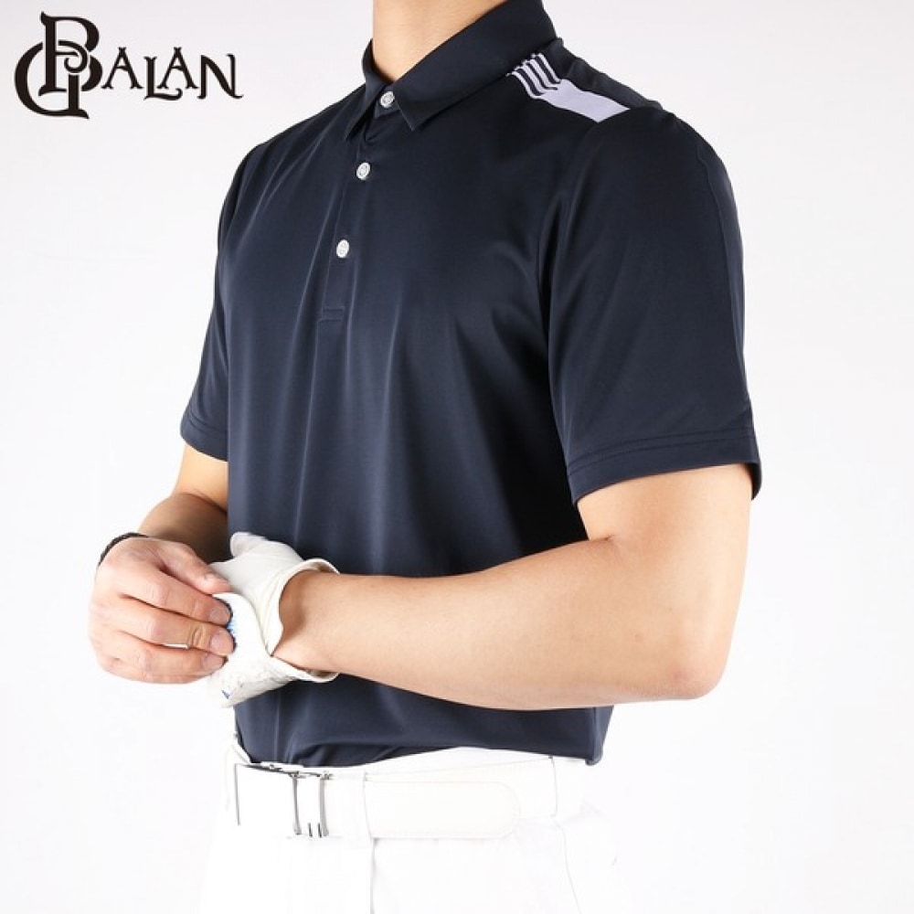 (モストジェントルマン) G-BALAN B ゴルフポイントカラ半袖Tシャツハイエラスティックゴルフウェアメンズデイリーアウターポイントビッグサイズ 5,368円