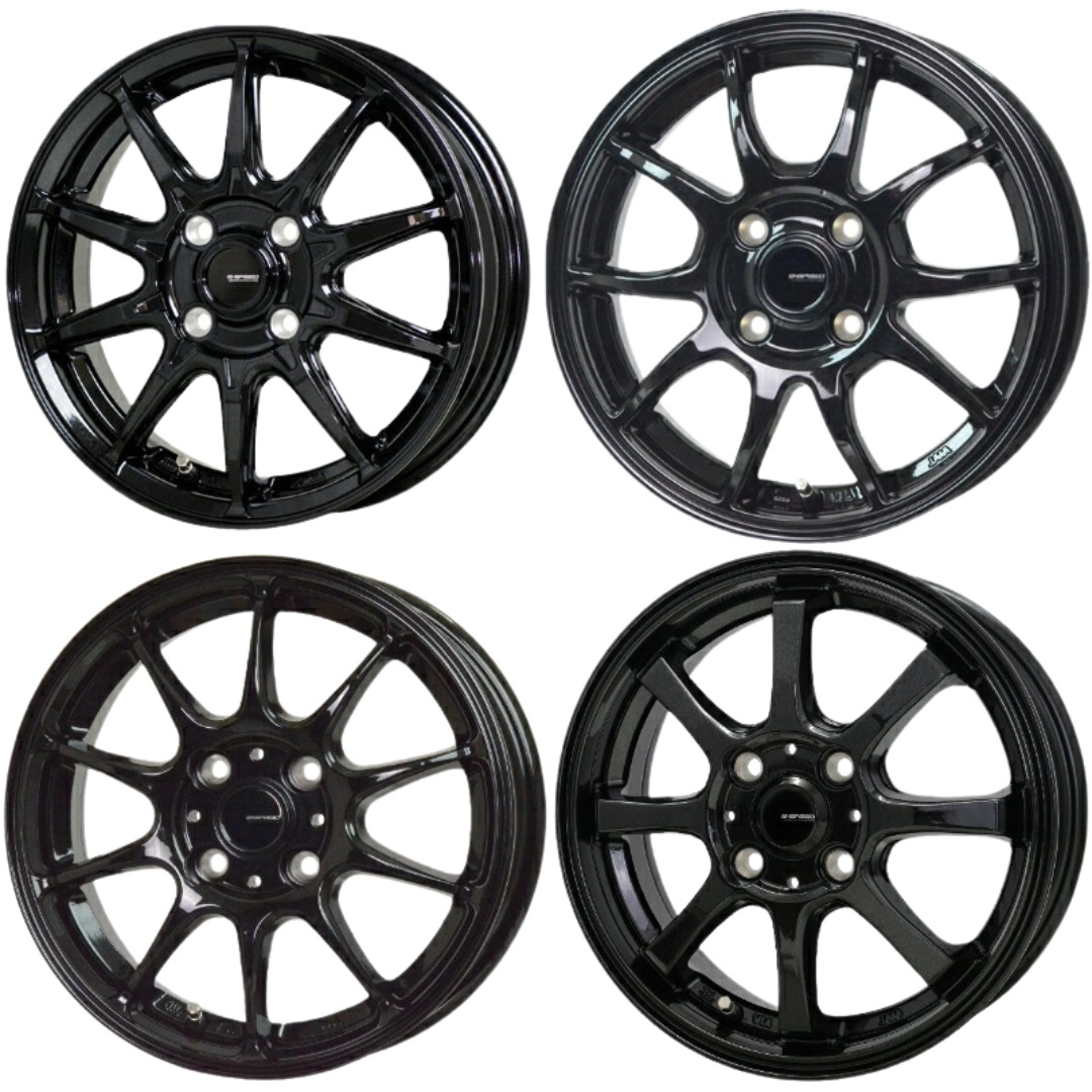 ホイール 4本セット ランサーワゴンランサーセディアワゴン CS 用 選べる4種類 14インチ CS5W/CS2W 2000/11 ～2003/02 14×5.5 PCD100 4H +45