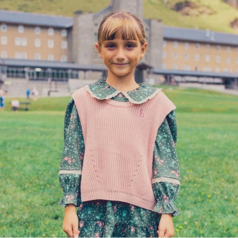 ヘジスキッズ フォレストニットベスト HSF83KV67P_PK