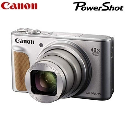 キヤノン コンパクトデジタルカメラ PowerShot SX740 HS PSSX740HS-SL シルバー CANON パワーショット【送料無料】