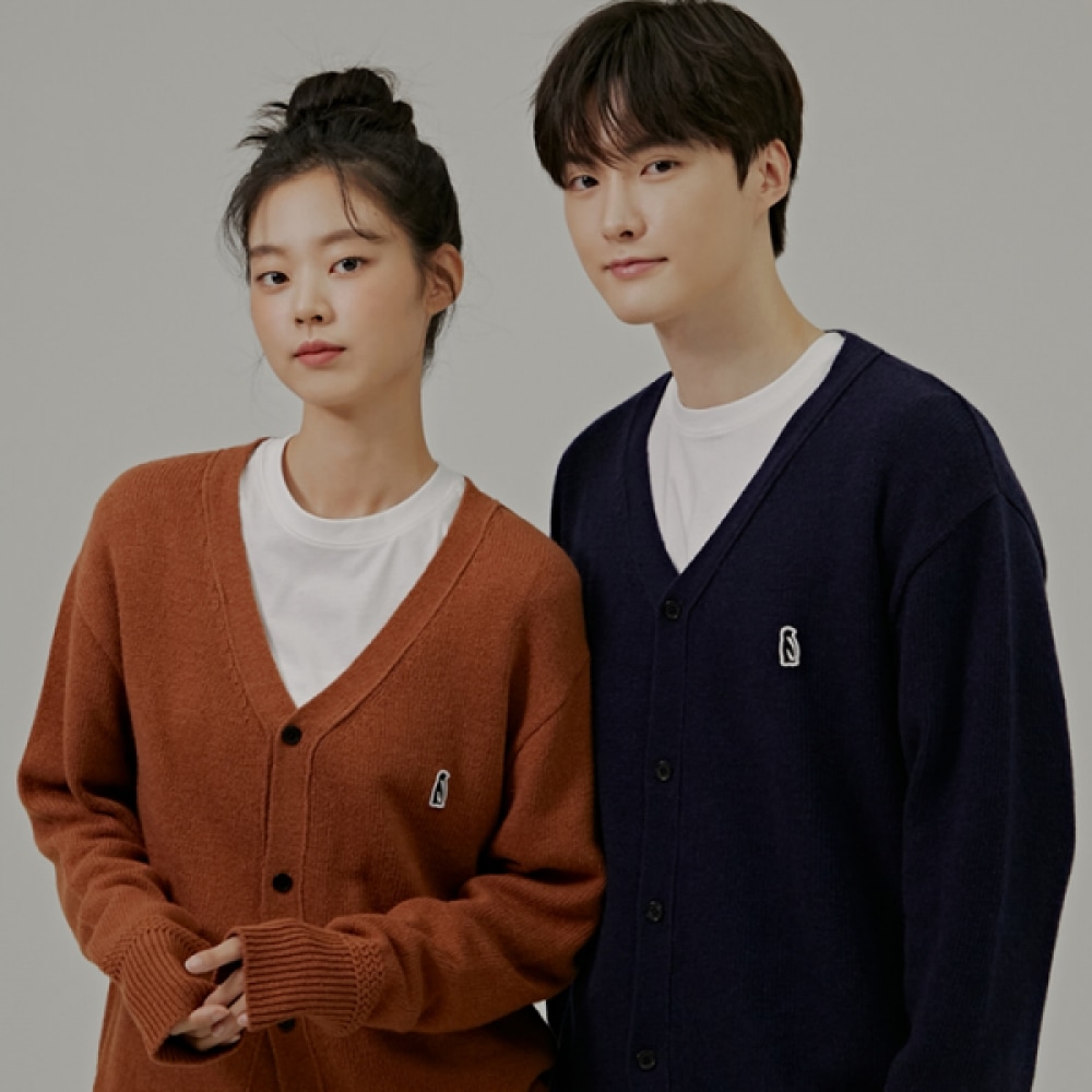 (スエノスタジオ) スエノスタジオシンボルポイントウールセミオーバーカーディガン (4色)