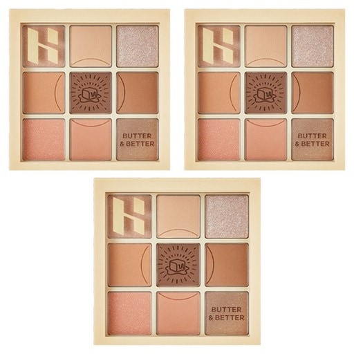 マイフェイブムードアイパレット8g アンバーター 3個 アンバーブラウン 温かみ発色