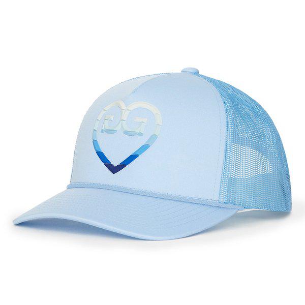 女性ストライプハートGSインターロックニットトラッカー（G4AS23H06XS）