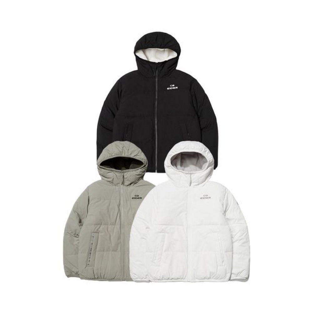 [Eider] コモンフラワーリブリバーシブルフリースダウンパッド入りジャケット_DUW23563