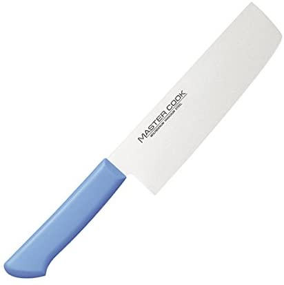 片岡製作所 マスターコック 抗菌カラー包丁 MCNK-180 菜切包丁 18cm ブルー
