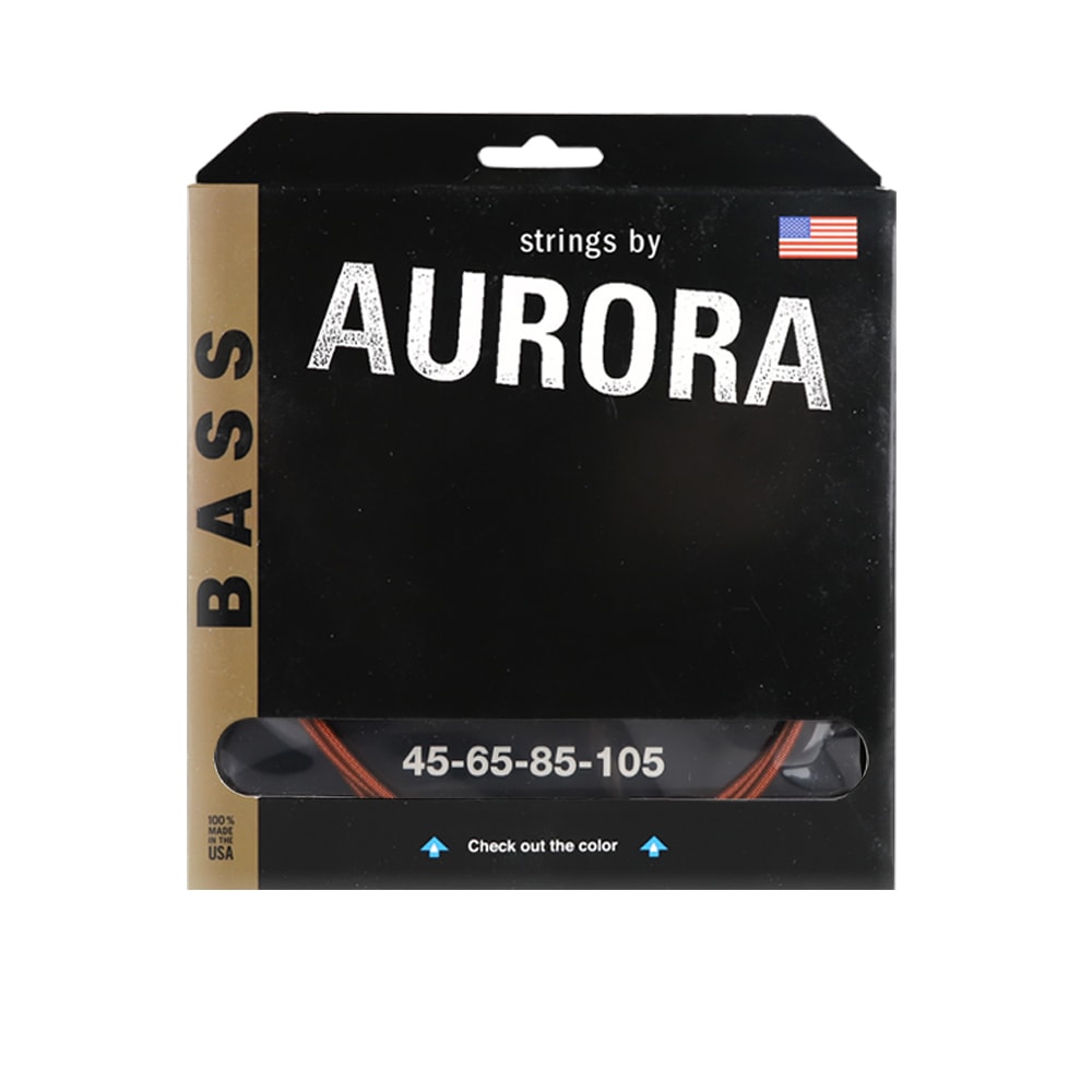 Aurora オーロラ シリーズ 4弦ベース弦 AURORB オレンジの弦 045-105