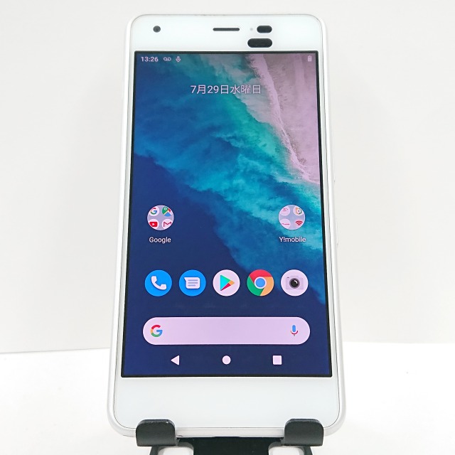 Android One S4 S4-KC Y!mobile ホワイト 送料無料 本体 c06902 【中古】