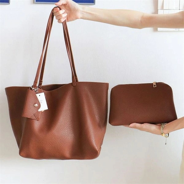 Newタイプついに入荷 韓国ファッション 大容量 通勤 ソフトPU子母包 ハンドバッグ 女性 ショルダーバッグ