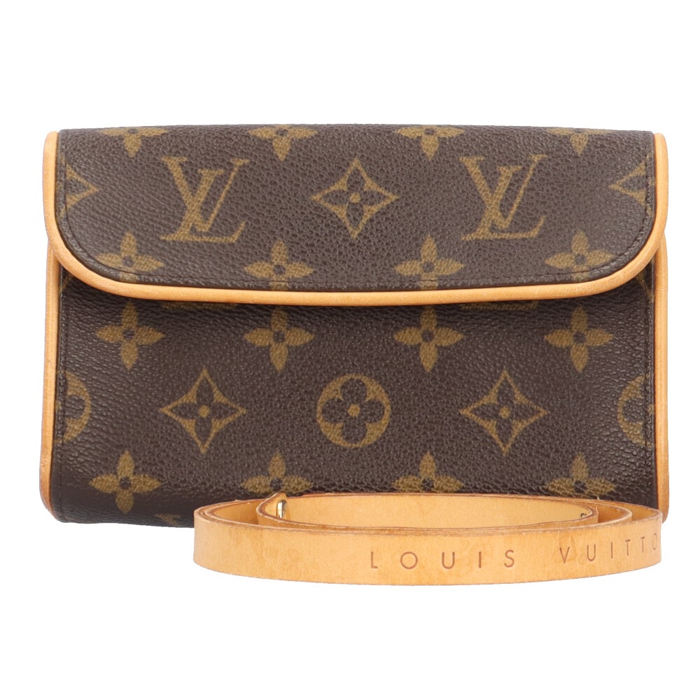 ルイヴィトン ポシェット・フロランティーヌ モノグラム ウエストバッグ モノグラムキャンバス M51855 ブラウン LOUIS VUITTON 中古
