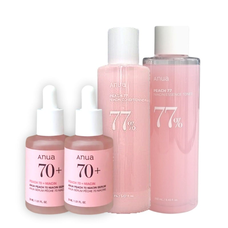 3点セット 桃[美容液2+乳液+化粧水] 韓国コスメ スキンケア トナー セラム 保湿 トーンアップ 白玉