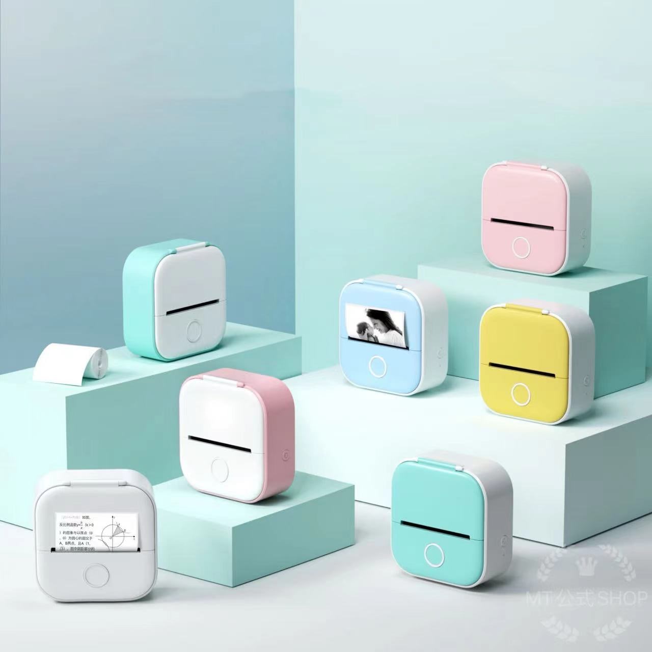 家庭用 サーマルプリンター ポータブルプリンタ 小型プリンター シールプリンター スマホプリンター スマホ用 ミニプリンター 推し活手帳 勉強用 Bluetooth接続 ミニプリンターシール ハンディ