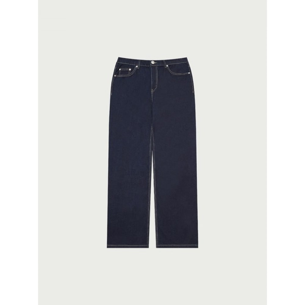 [ハングテン] メンズライトウェイトクールマックスワイドデニムパンツ_276 (10520-055-411-10)