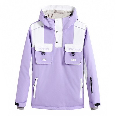 型　スキーウェア　男女カップル用　冬　保温　厚　韓国スノーボード　ダブルパンツフードセット 10,212円