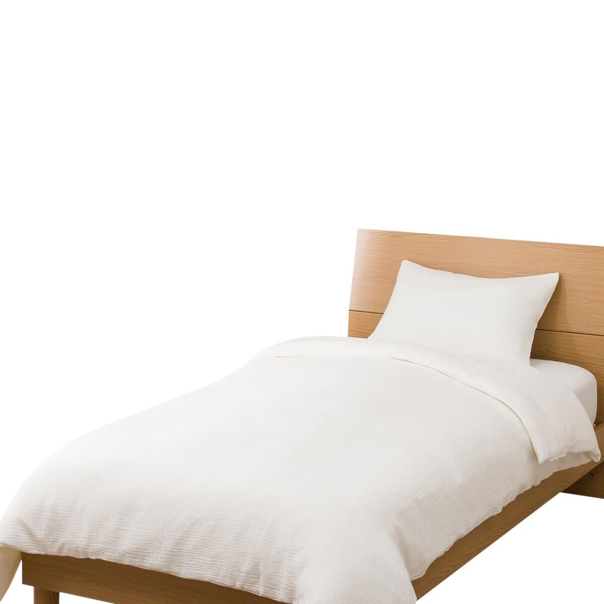 ニトリ(NITORI) ひもなしラクラク掛け布団カバー クイーン Nグリップ Wガーゼ WH SZ38 Q 2115100022512