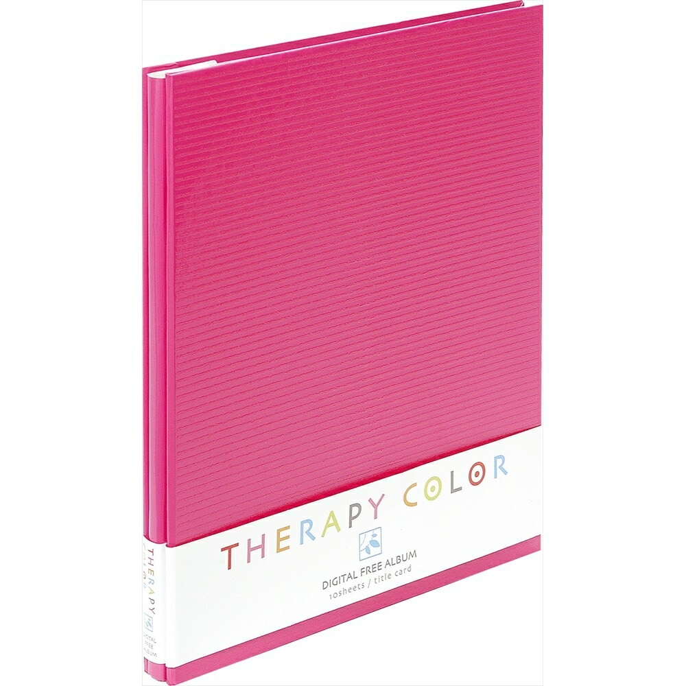 （まとめ買い）セラピーカラー フエルアルバム A4 プラコート台紙 ハッピーピンク TCAF-A4/N-HP [x3]