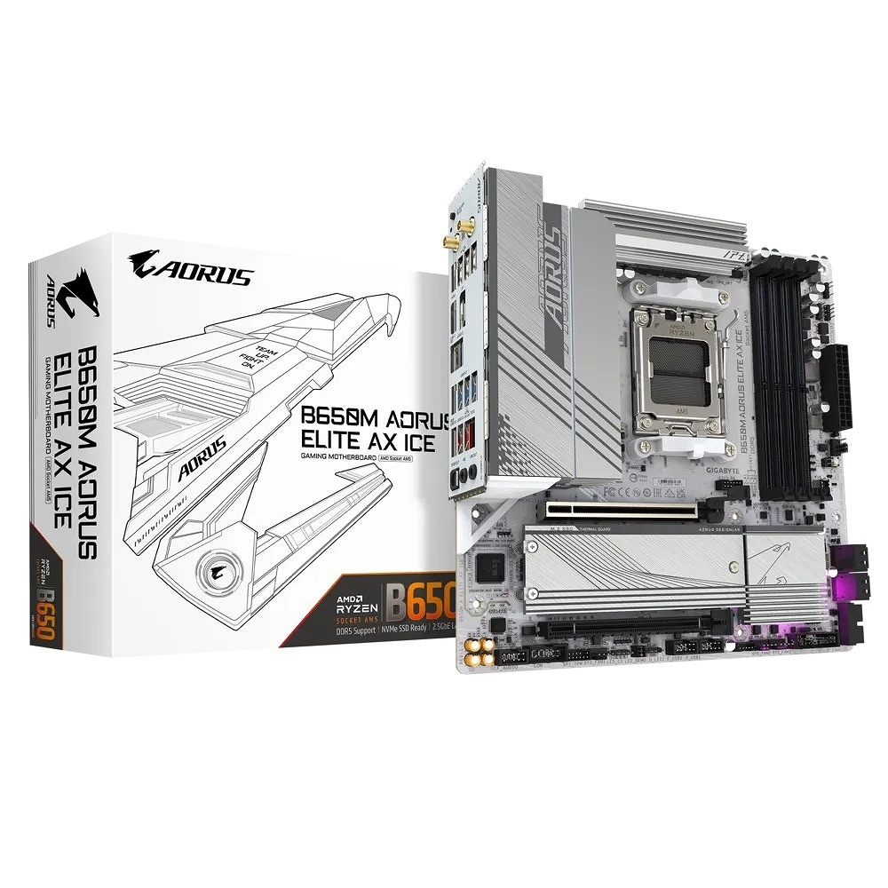 GIGABYTE（ギガバイト） B650M AORUS ELITE AX ICE B650MAELITEAXICE