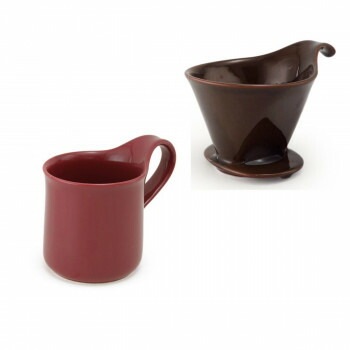 ZERO JAPAN（ゼロジャパン） ドリッパー＆カフェマグセット ドリッパートレイ付 DMZ-16 CBR/BUG