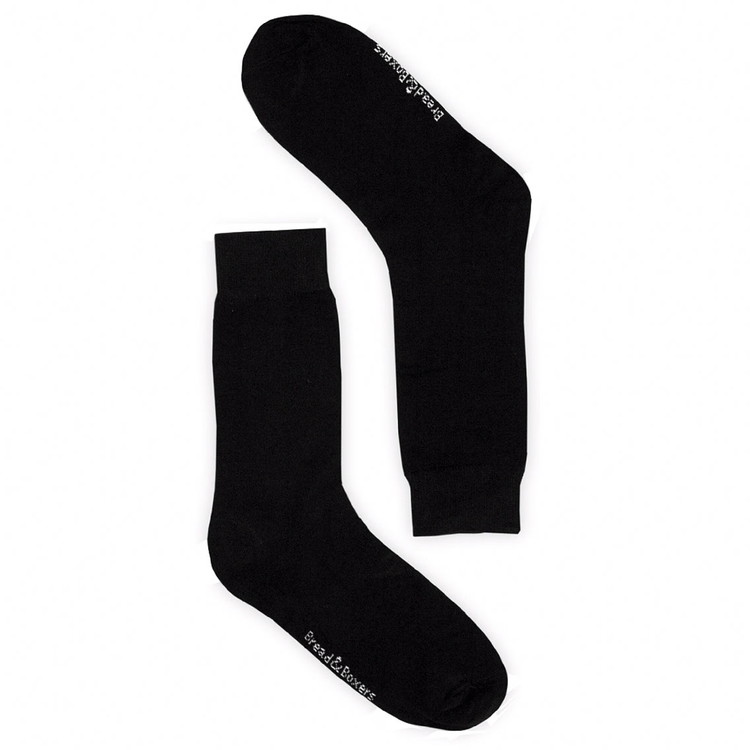 ブレッド＆ボクサーズ：ORGANIC COTTON ソックス 5PK [ブラック]【BNBUS351-001】