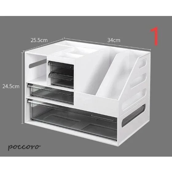 [20%削減]収納ケース 文房具収納 引き出し メイクボックス レターケース デスク収納 小物収納ケース 小物入れ 書類ケース 卓上 机上 事務用品整理