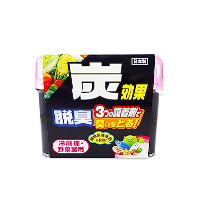 他サイト： ライオンケミカル 冷蔵庫野菜室用 脱臭剤 炭効果 植物系消臭剤配合 ゲルタイプ 140gの商品画像