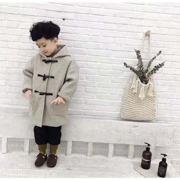 冬服 防寒 コート ラシャコート フード付き 大きいボタン ジャケット 子供服 ロングコート アウター 2019 男の子 チェスターコート 保温 ベビージャケット