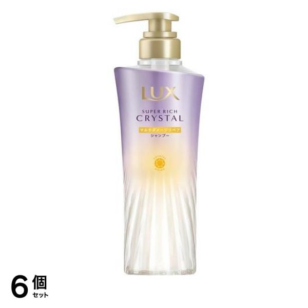 スーパーリッチクリスタル マルチダメージリペア シャンプー 本体ポンプ 450g 6個セット