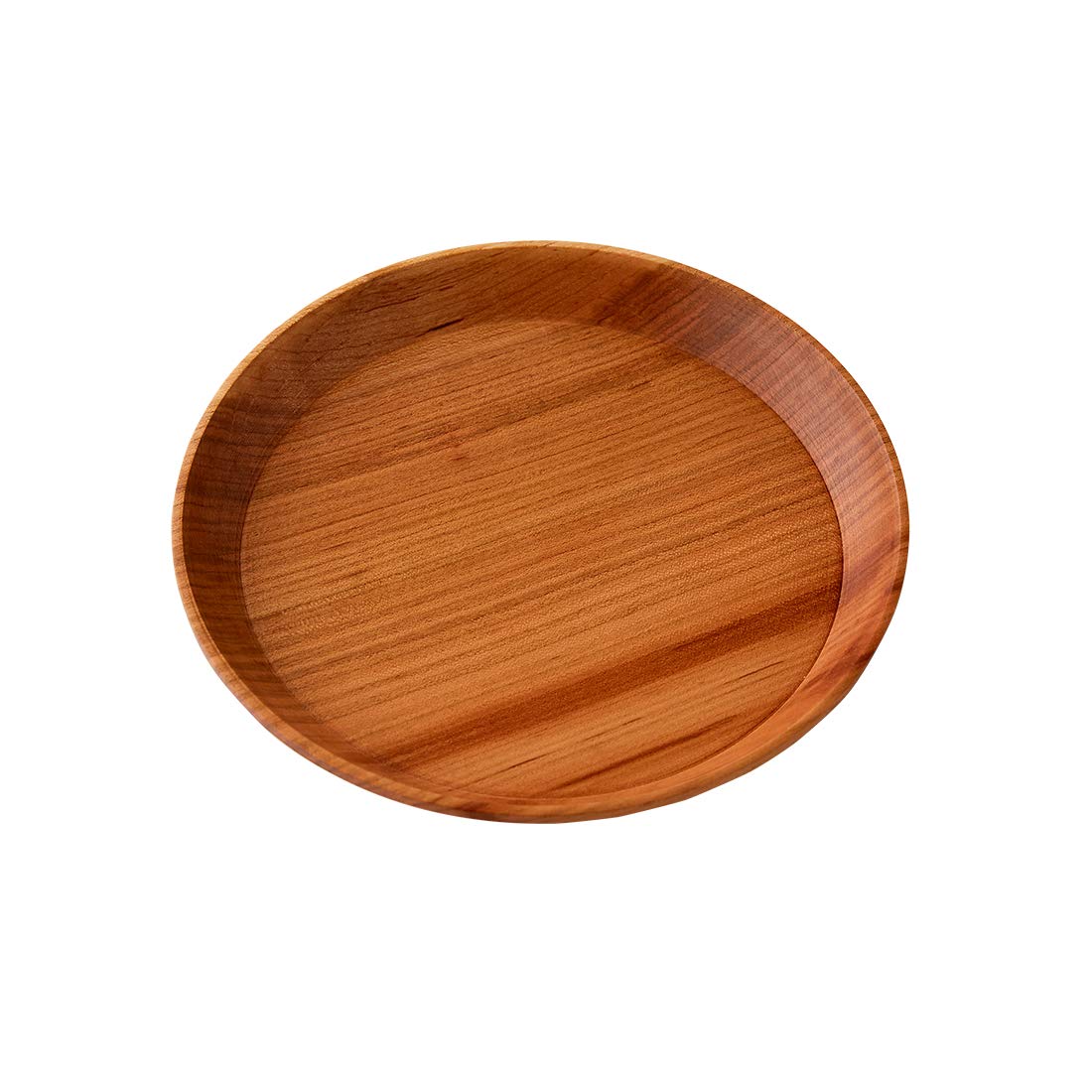 woodpecker お皿 木製 山桜 日本製 天然木 ラウンドトレー ランチプレート 山桜のお皿 (Lサイズ)