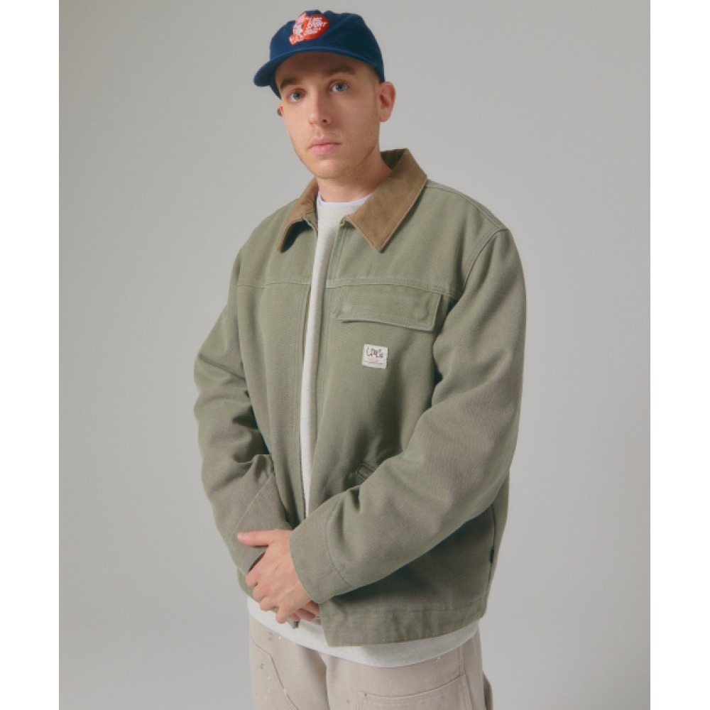 LMC ウォッシュキャンバスワークジャケットオリーブ