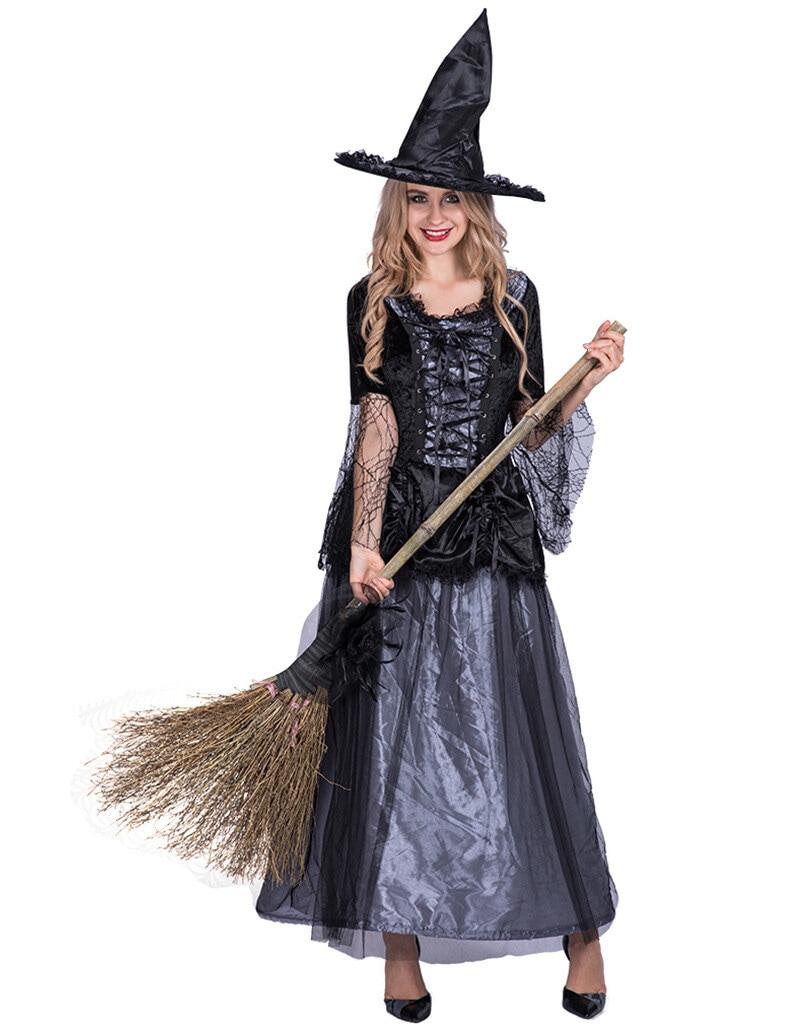 S～XLハロウィン衣装 女巫 メルヘンウィッチ まじょ 魔女 ウィッチガール ハロウィン 衣装 仮装 コスプレ衣装 レディース ハロウィーン ガールズ 大人用 女性用