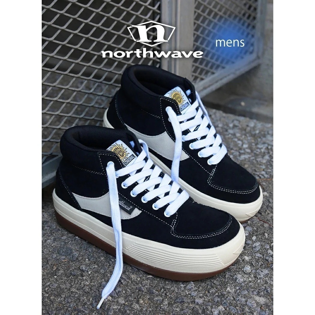 NORTHWAVE ノースウェーブ エスプレッソ チリ スエード スニーカー ESPRESSO CHILLI SUEDE BLACK/WHITE ( 黒 ブラック 白 ホワイト 国内正規品 NW-00