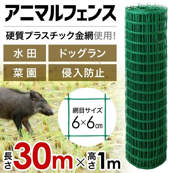 【在庫一掃】アニマルフェンス 金網 ネット 金網 アニマルネット 防獣ネット 金網フェンス 1m×30m イノシシ 対策 万能金網 防獣金網 害獣フェンス 動物 網 畑 侵入防止