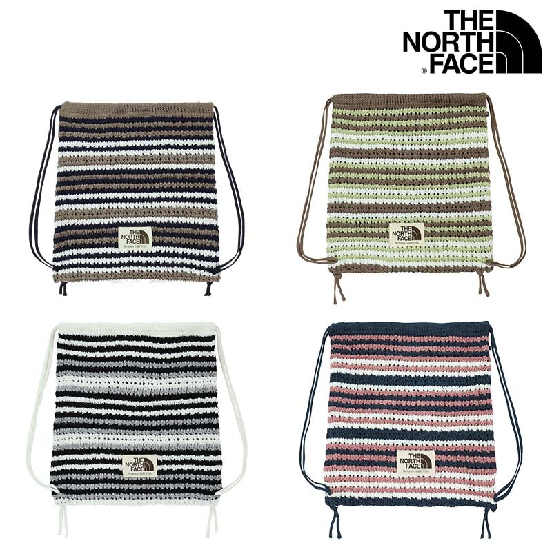 NN2PR19 W CROCHET GYM SACK バックパック リュック ストリングバッグ クロシェスタイル ジムサック ミニポーチ レディース WHITE LABEL 韓国 限定 日本未入荷