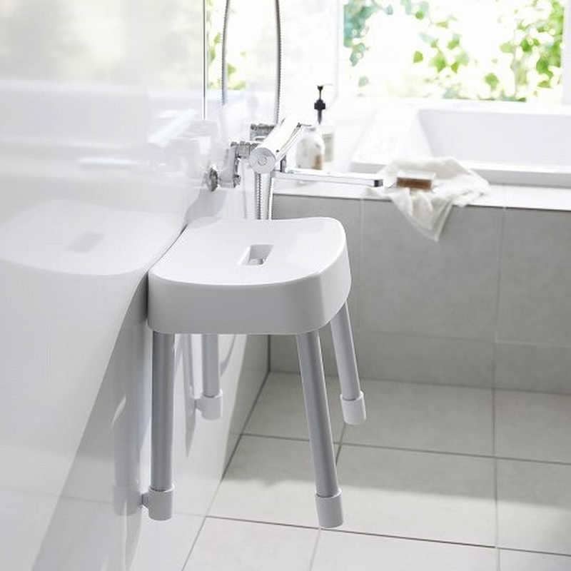 山崎実業　ミスト マグネット風呂イス SH35(ホワイト) ホワイト