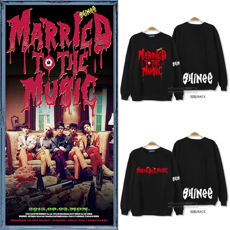 期間限定 Shinee イテミン チェミンホ キムジョンヒョン スウェットシャツ ルーズ プルオーバー ラウンドネック プラス 薄いベルベット2枚購入でカード1パスケース