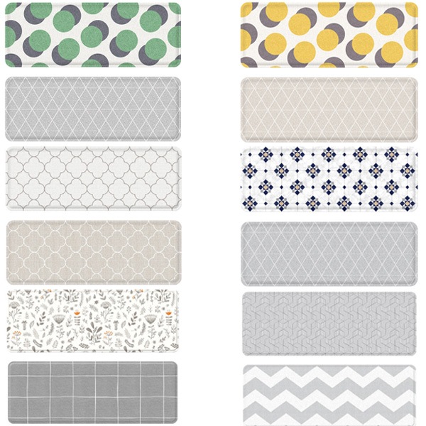 本物のキッチンマット両面デザインマット厚さ2cm