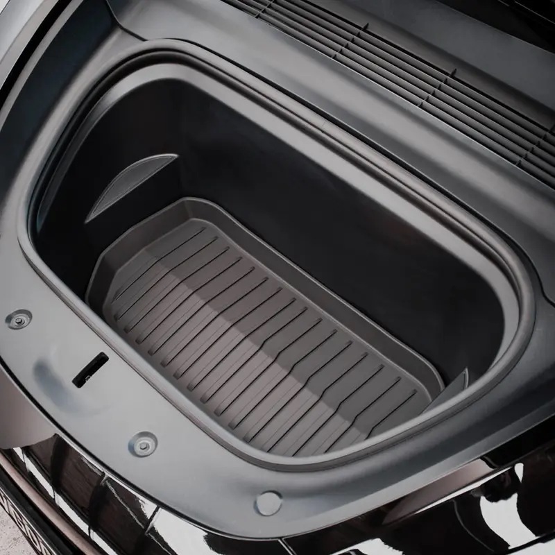 テスラモデル用フロントカーゴライナー,全天候型,フットマット,フロントシート,新しいスタイル,公式,2023