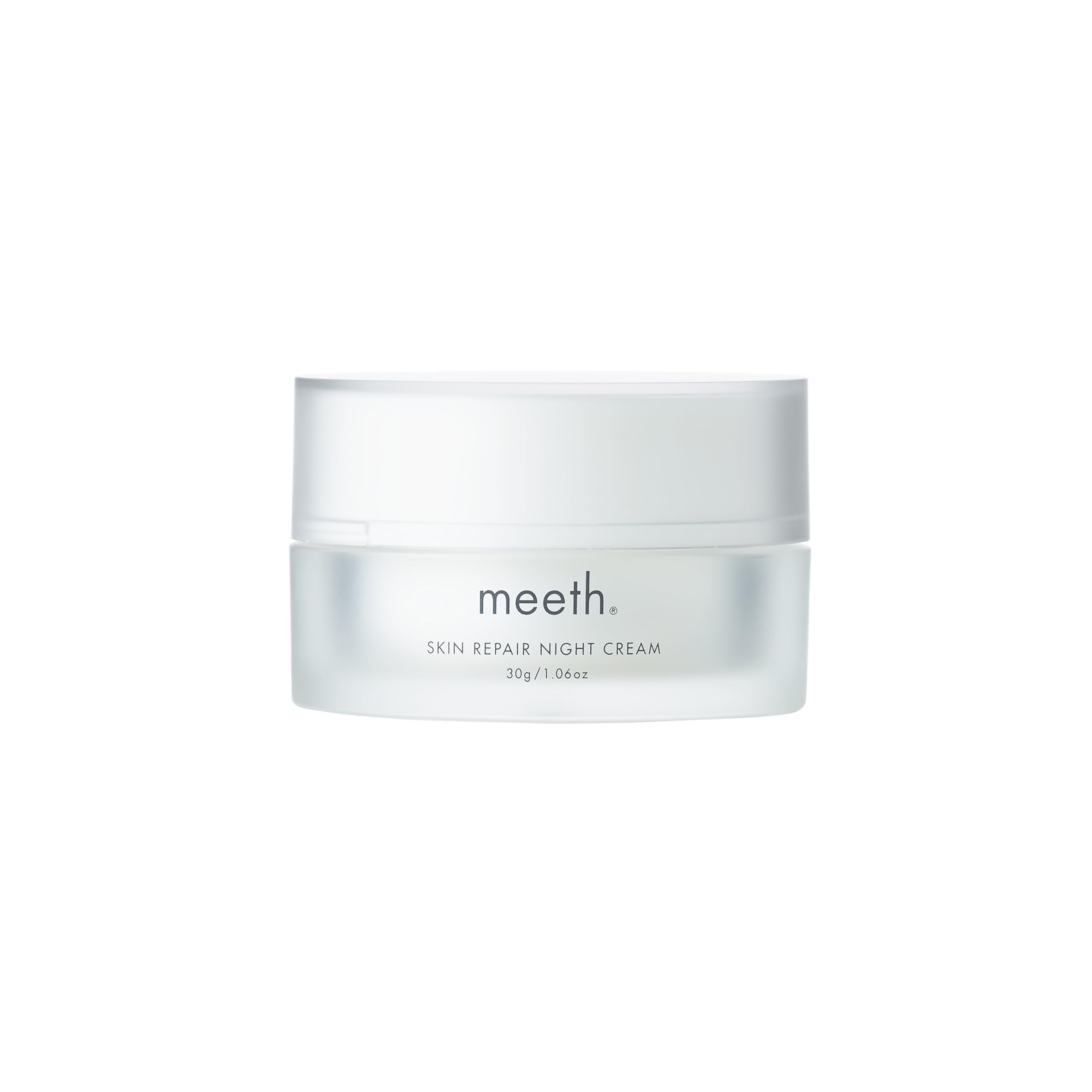meeth (ミース) スキンリペア ナイトクリーム 夜用クリーム30g 【敏感肌/ブルーライト/透明感/高保湿/美白ケア/うるおい】