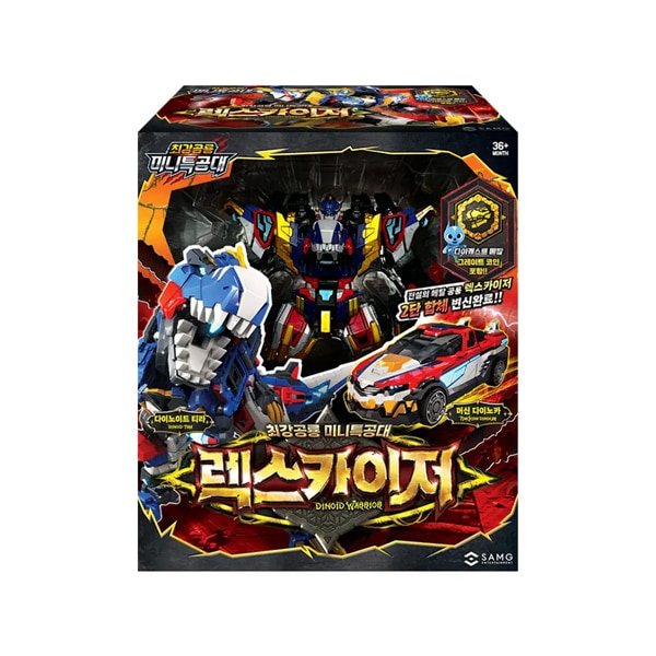 【韓国正規品】レックスカイザーD6 最強恐竜ミニ特攻隊 変形ロボット / DINOID WARRIOR レックスカイザー 変身ロボット/ レックスカイザー / レクスカイザー