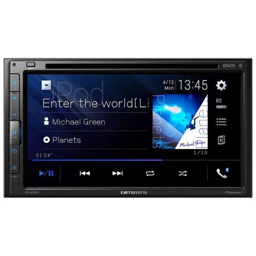 Pioneer パイオ ニア ディスプレイオーディオ FH-8500DVS 6.8インチ 2DIN AppleCarPlay AndroidAuto対応 CD D V D USB Bluetooth