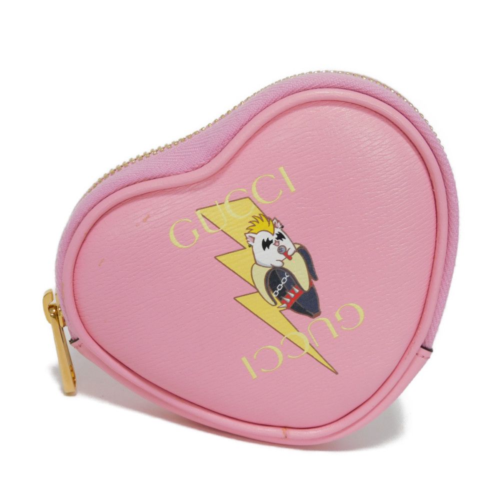 【中古】 コインケース バナナ ボルト イナズマ 未使用 ばなにゃ ハートシェイプ コインケース ロゴ 701062 U22AG 5964