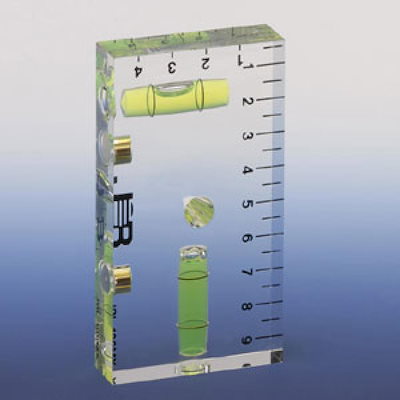 他サイト： ジョブマスター（JOB Master） クリスタルレベル JBL-100MX　スイッチボックスケガキ用 水平器 配線器具付け 金属管工事の商品画像