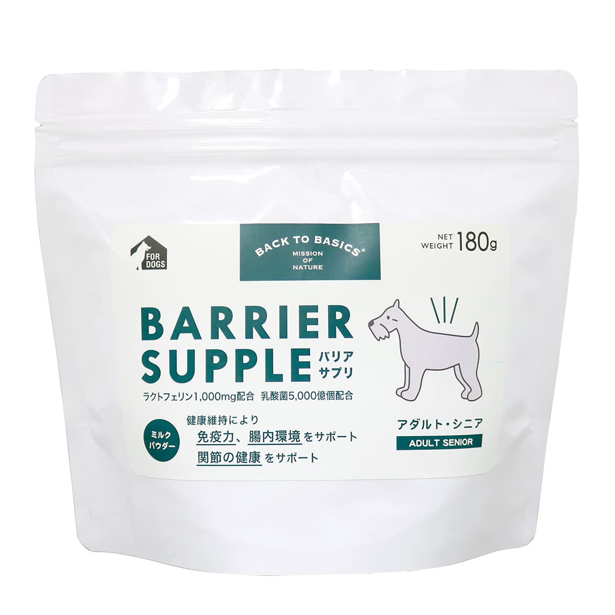 バリアサプリ ドッグ アダルト・シニア 180g