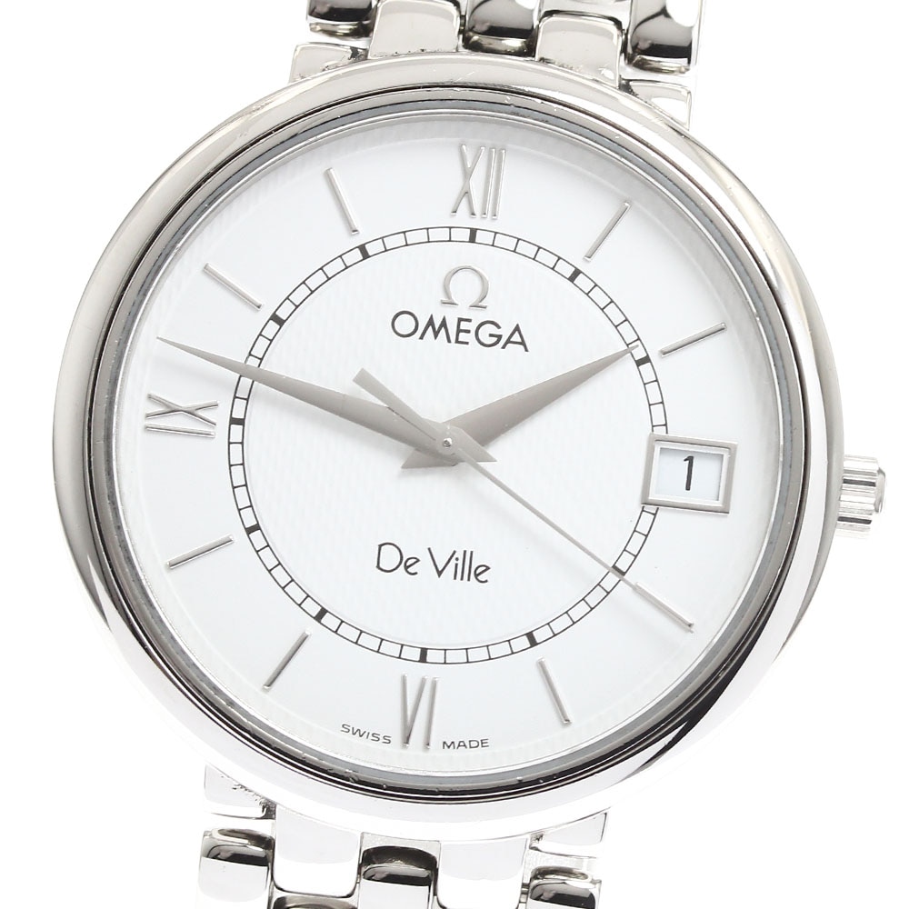 オメガ OMEGA 7514.21 デビル プレステージ デイト クォーツ メンズ _905177【中古】