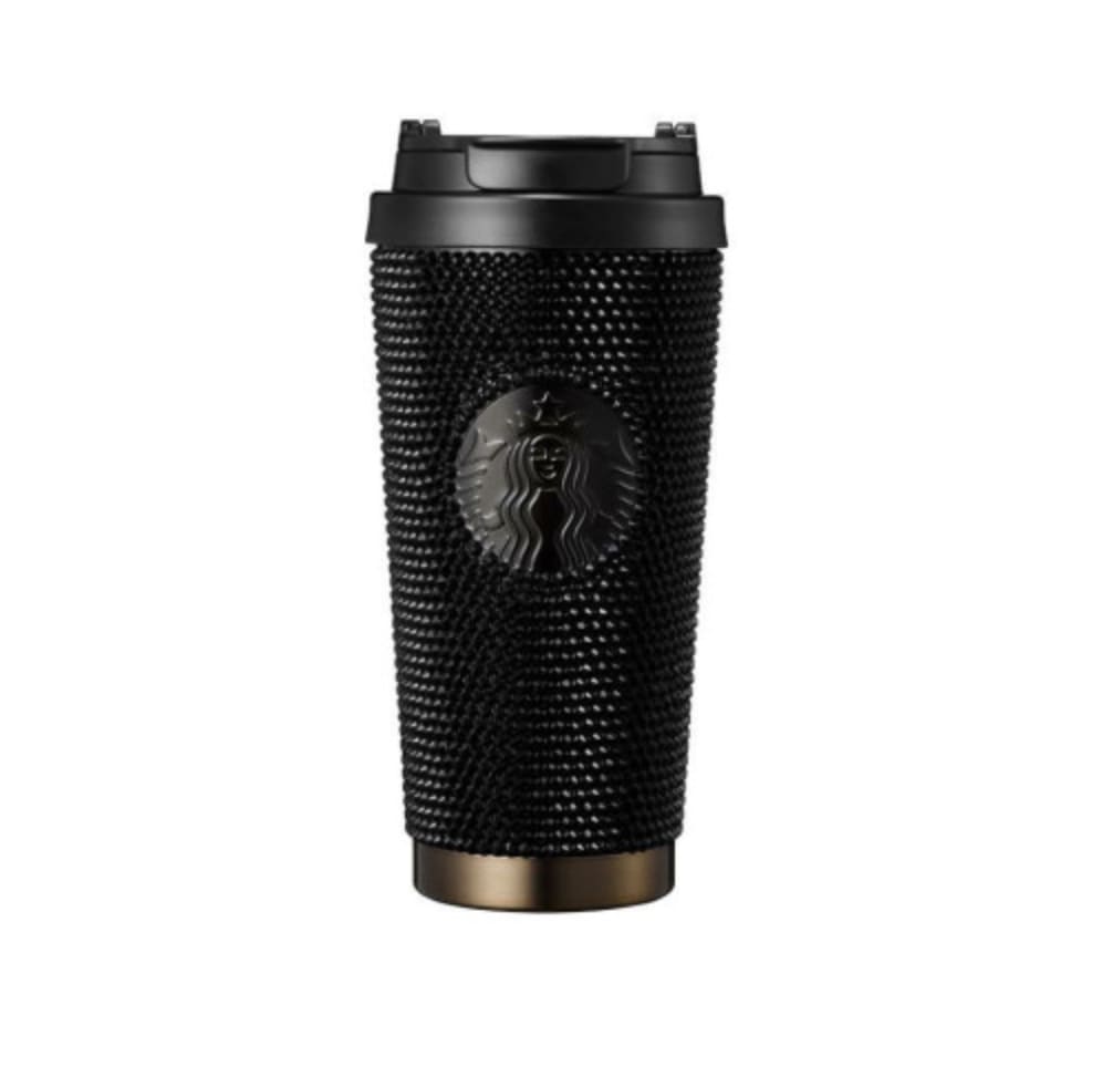スターバ KOREA 25周年記念ラインストーンブラックタンブラー473ml 2024 MD