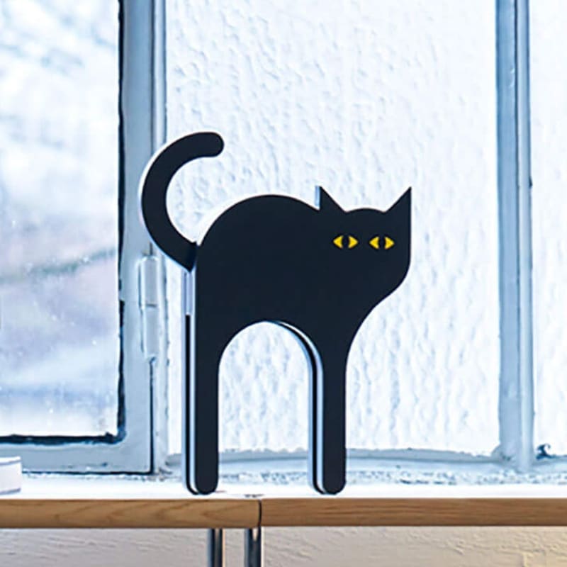 黒猫 置物 オーナメント木製 オブジェ アート 装飾品 北欧 おしゃれ インテリア プレゼント 黒 モダン シンプル かわいい 工芸品 彫刻 韓国