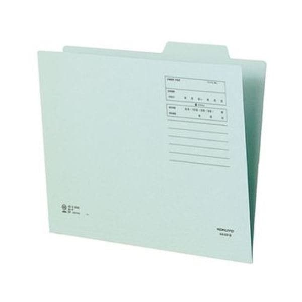 （まとめ）コクヨ 個別フォルダー（間伐材使用）A4 青 A4-KIF-B 1セット（10冊）(×10セット) 16,204円