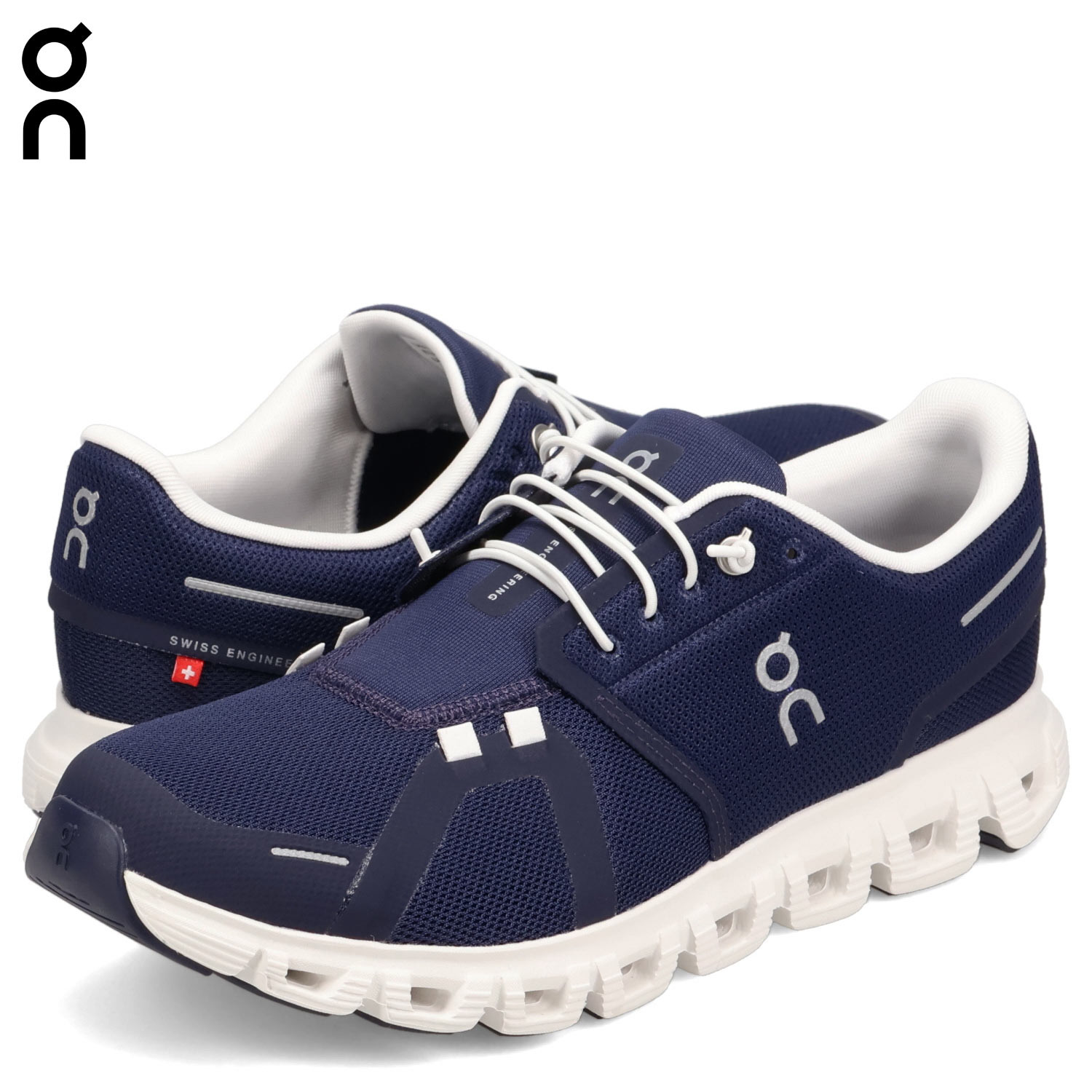 スニーカー クラウド 6 メンズ ネイビー 3MF10070692