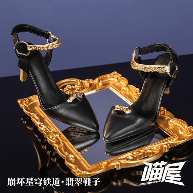 新タイプ追加 激安販売 【猫屋小舗】崩壊スターレイル HonkaiStarRail ジェイド-Jade ブーツ コスプレ靴・シューズ